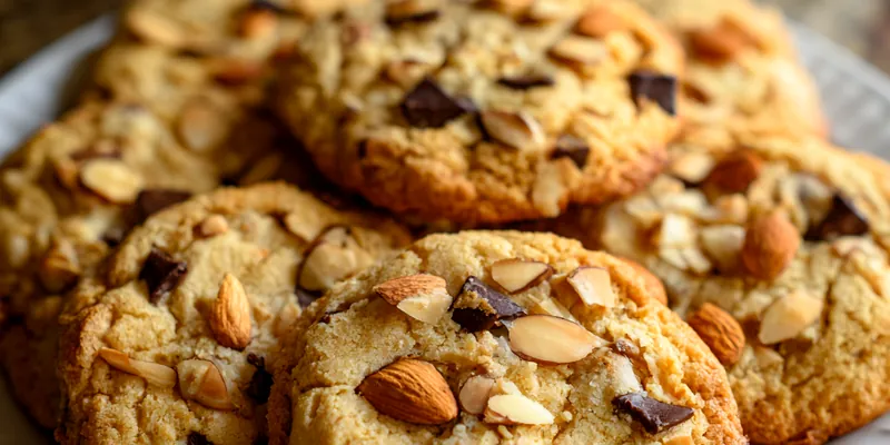 Almond Chocolate Chip Cookies