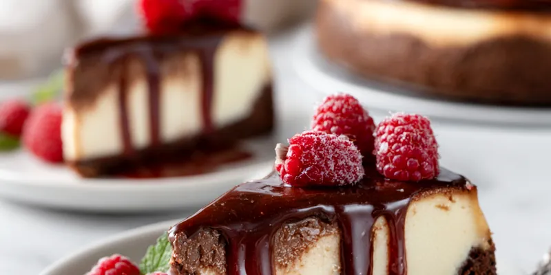 Golden-brown Amish-style baked oatmeal in a baking dish, studded with apple pieces and topped with toasted nuts and a drizzle of maple syrup