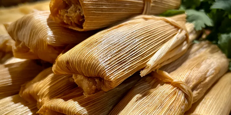 Delicious Authentic Mexican Tamale Delight served on a plate