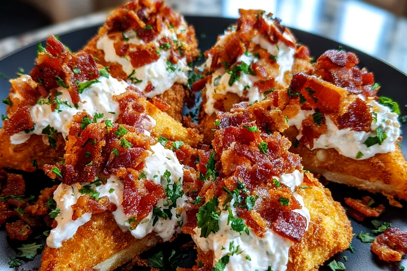 Fresh ingredients for Bacon Cream Cheese Triangles