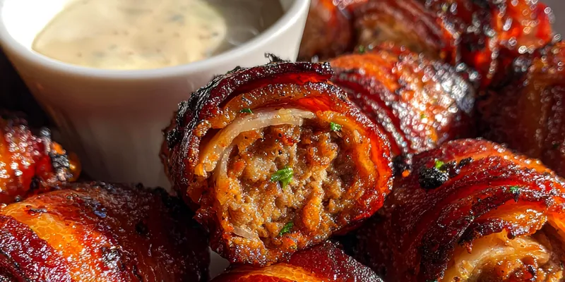 Bacon Wrapped Stuffed Tubes