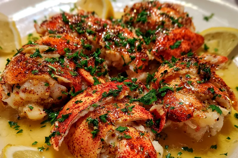 Cooking process for Baked Lobster Crab Delight