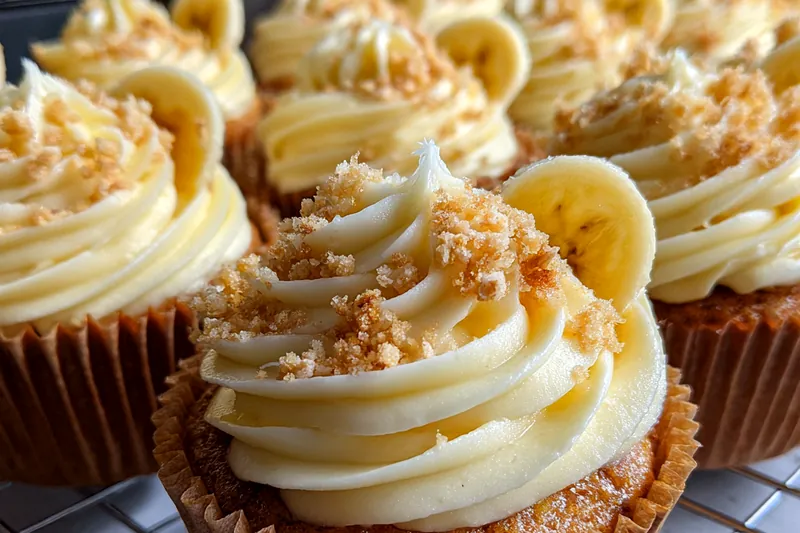 Cooking process for Banana Cream Cupcakes with Filling