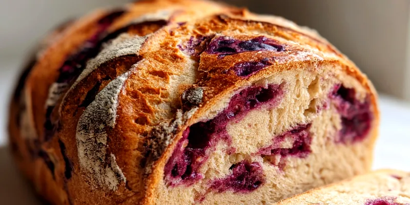 Berry Swirl Banana Bread