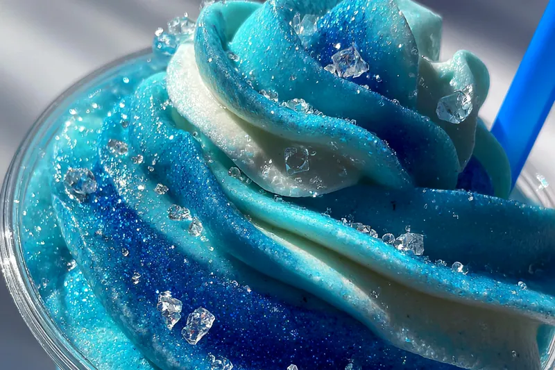 Cooking process for Blue Frost Slushy Delight