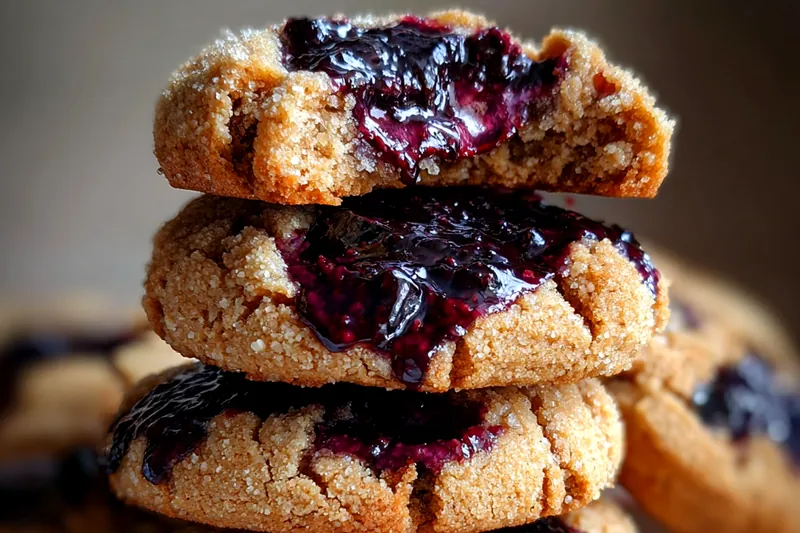 Fresh ingredients for Blueberry Swirl Cheesecake Cookies