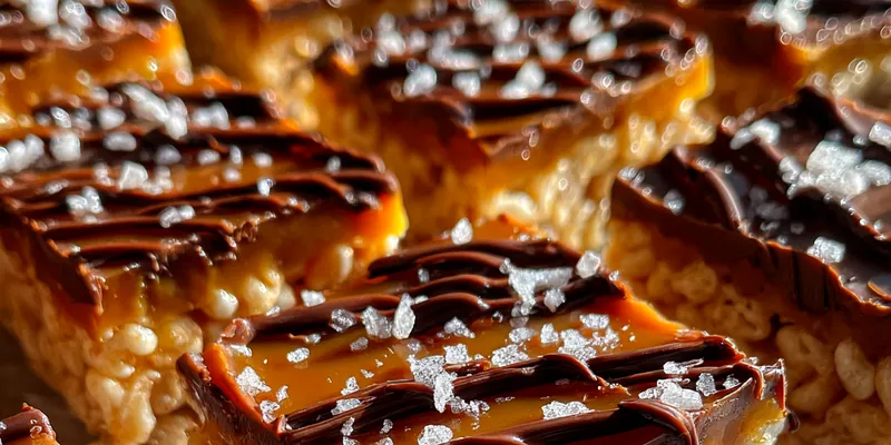 Caramel Crispy Squares
