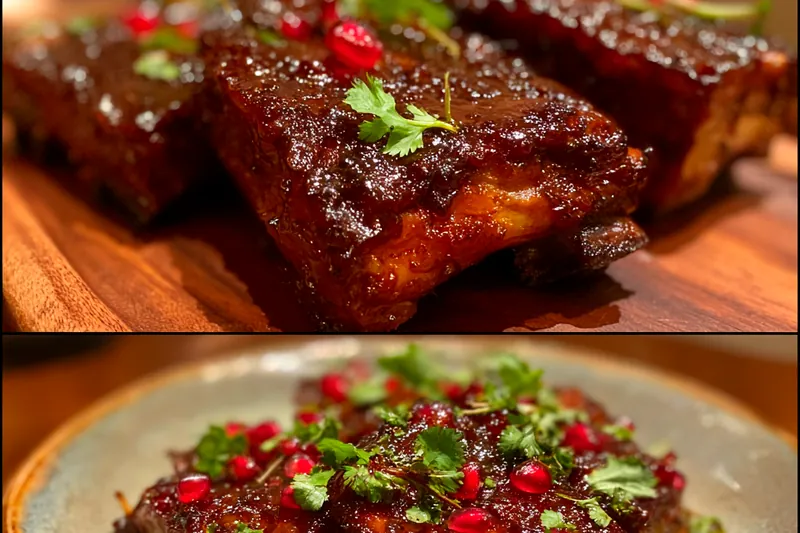 Fresh ingredients for Caramelized Beef Short Ribs