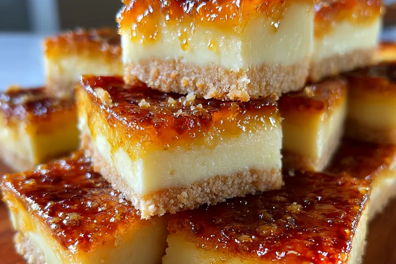 Fresh ingredients for Caramelized Cookie Cream Bars