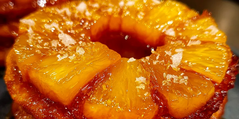 Delicious Caramelized Pineapple Cookie Delight served on a plate