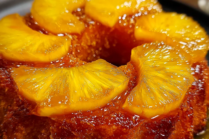 Fresh ingredients for Caramelized Pineapple Cookie Delight