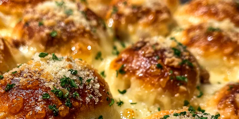 Cheesy Garlic Beef Bombs