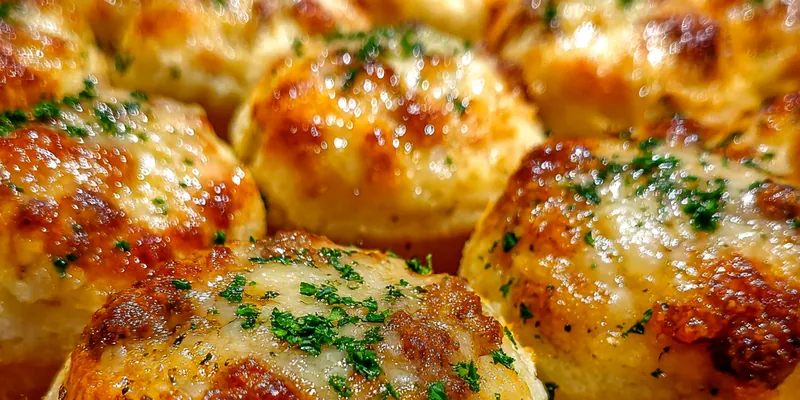 Cheesy Garlic Bread Bombs