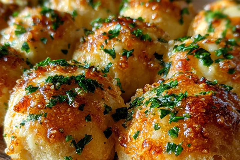 Cooking process for Cheesy Garlic Bread Rolls