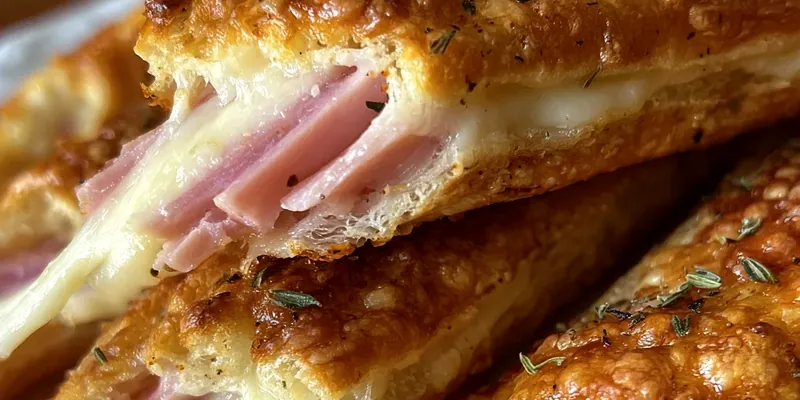 Crispy Cheesy Ham &amp; Cheese Sticks - Perfect Golden Appetizer