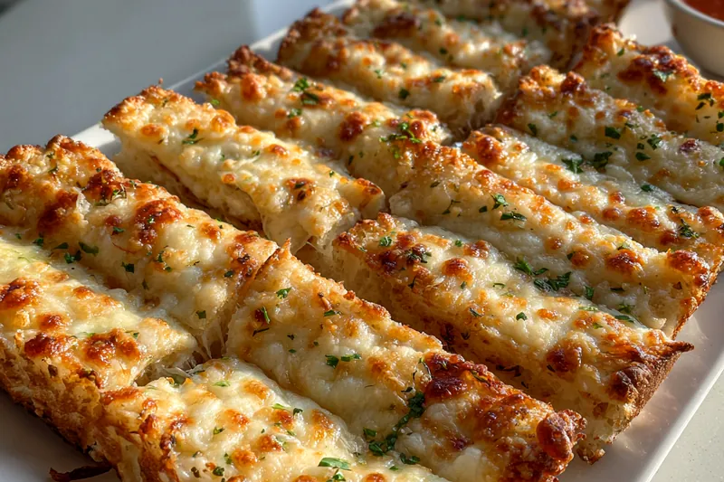 Fresh ingredients for Cheesy Herb Breadsticks