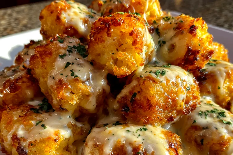 A step-by-step cooking process photo showing the preparation of Cheesy Ranch Chicken Bake.