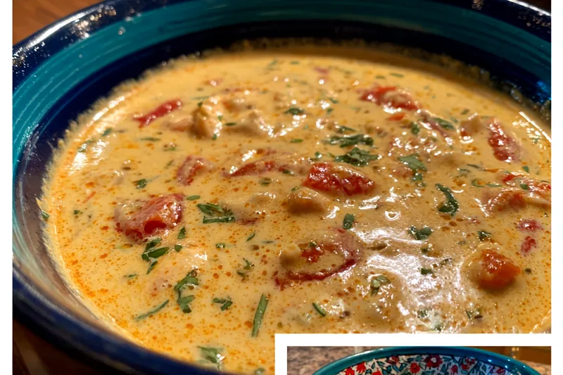 Cooking process for Cheesy Ranch Queso Recipe