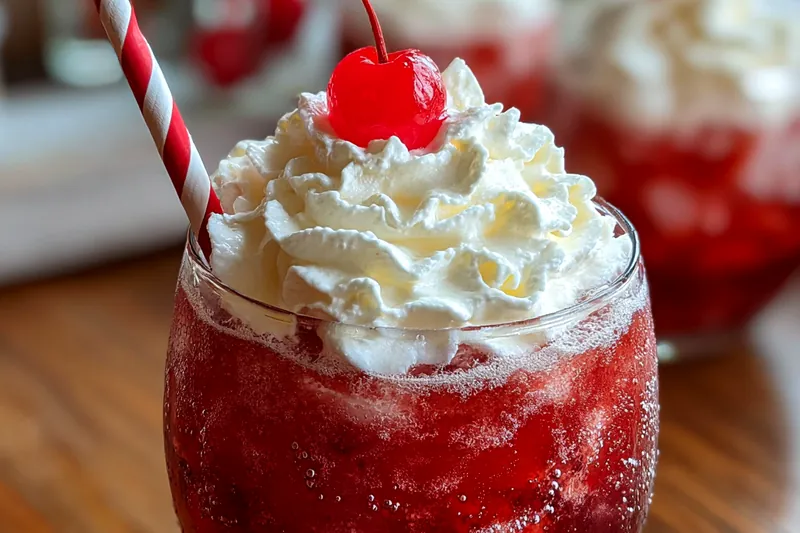 Fresh cherries, lime, and ingredients laid out for the Refreshing Cherry Slushie Cocktail preparation.