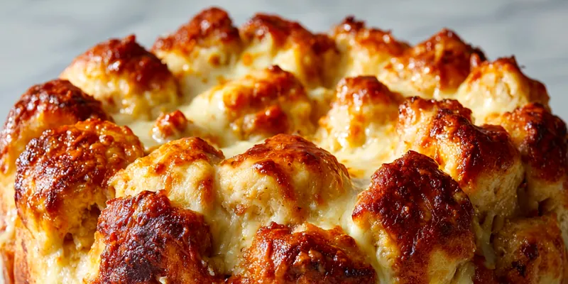 Chicken Alfredo Monkey Bread