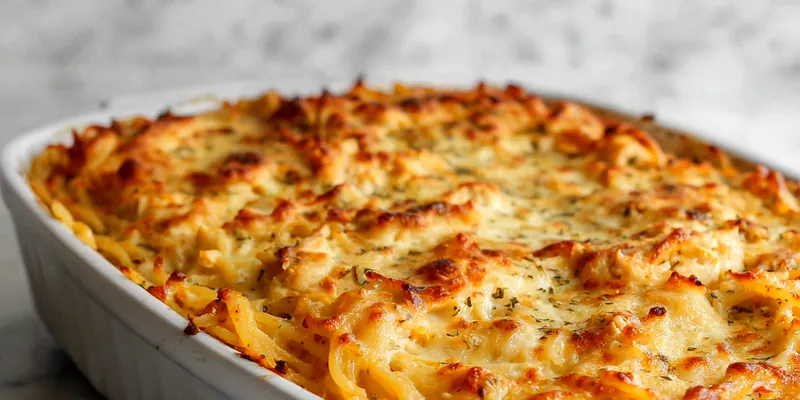 Delicious Chicken Spaghetti Bake Recipe