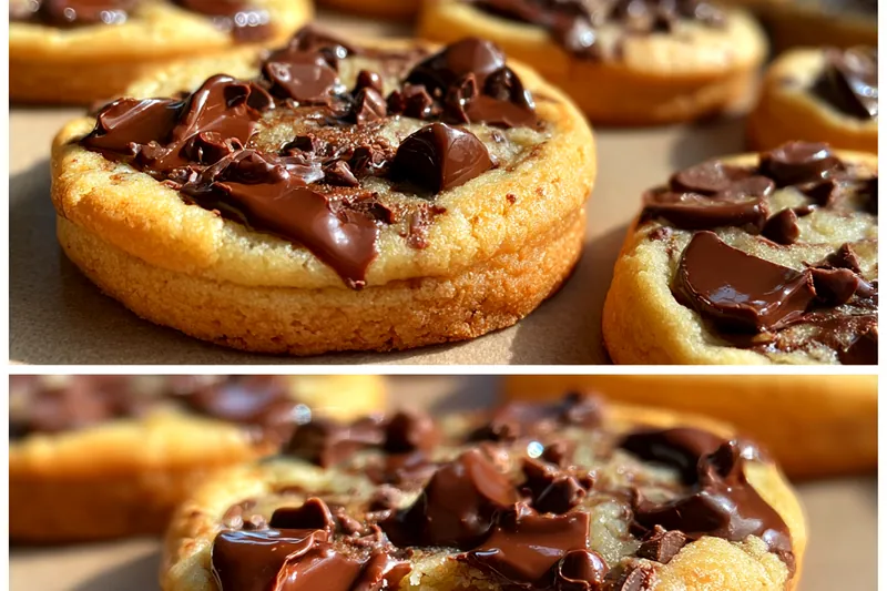 Cooking process for Chocolate Chip Cheesecake Cookies