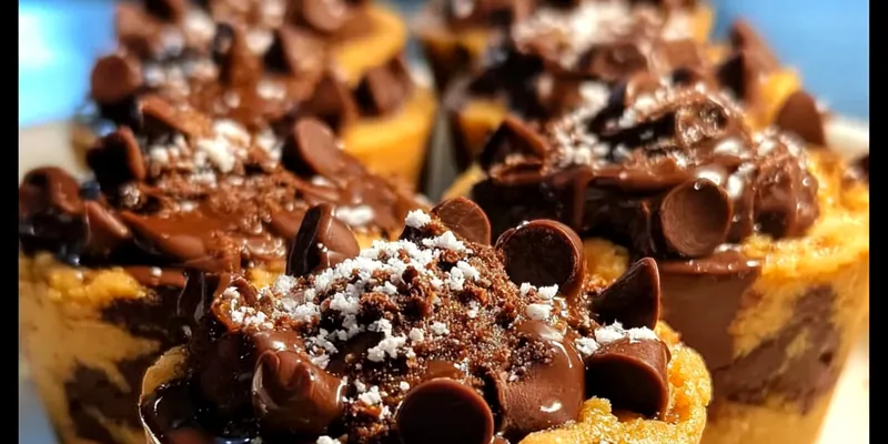Chocolate Chip Cookie Dough Cups