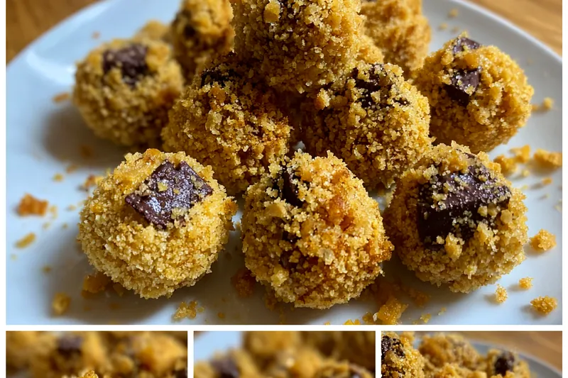 Cooking process for Chocolate Crunch Truffle Bites