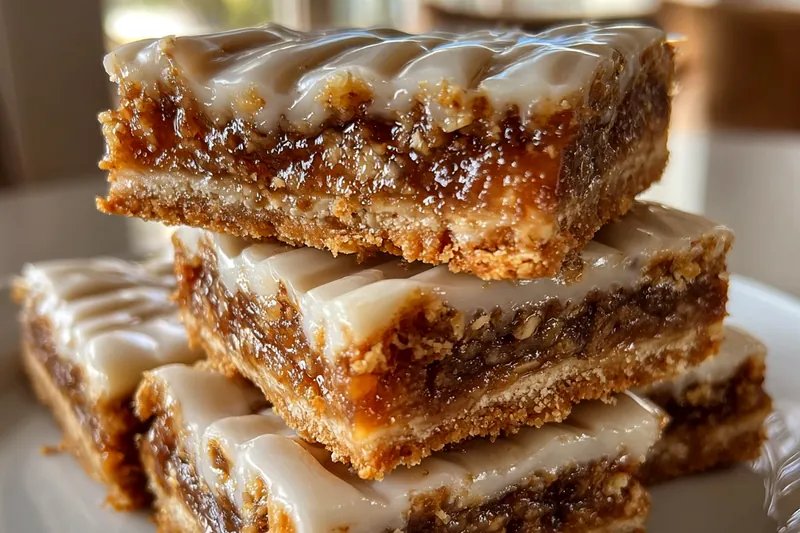 Cooking process for Cinnamon Glazed Dessert Bars