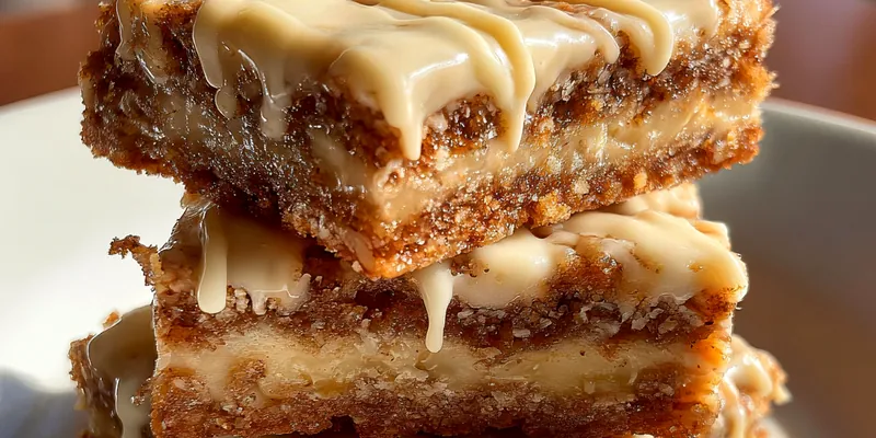 Cinnamon Glazed Dessert Bars
