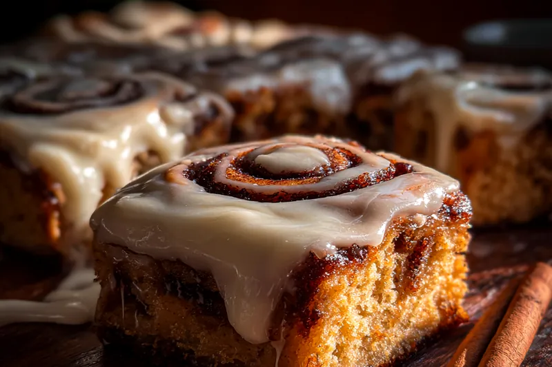 Cooking process for Cinnamon Iced Sweet Treat