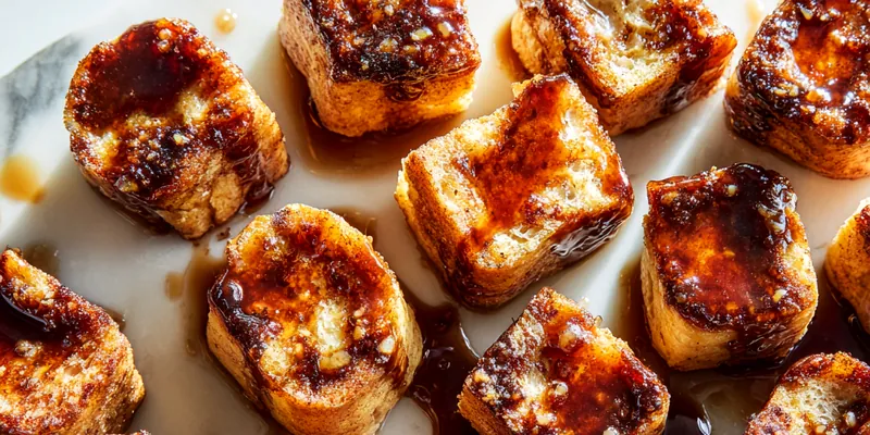 Cinnamon Roll French Toast Bites