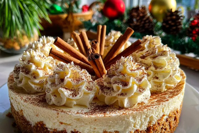 Cooking process for Cinnamon Swirl Cheesecake Delight