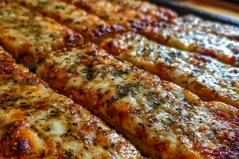 Fresh ingredients for Classic Homemade Pizza Squares