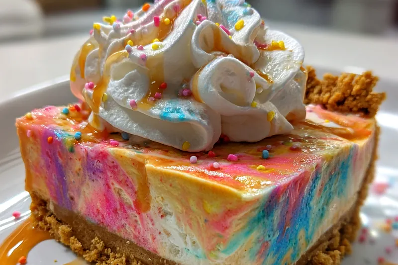 Fresh ingredients for Colorful No-Bake Cheesecake Delight