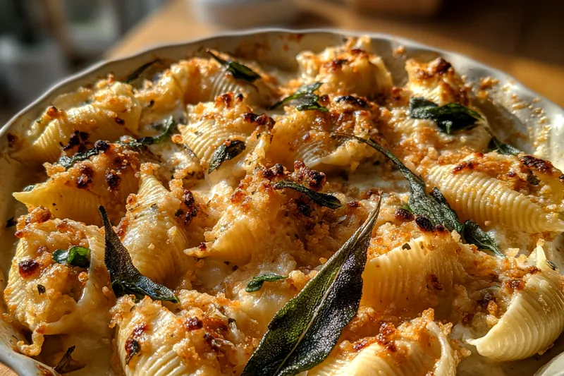 Cooking process for Creamy Baked Pumpkin Shells