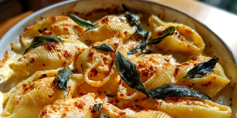 Creamy Baked Pumpkin Shells