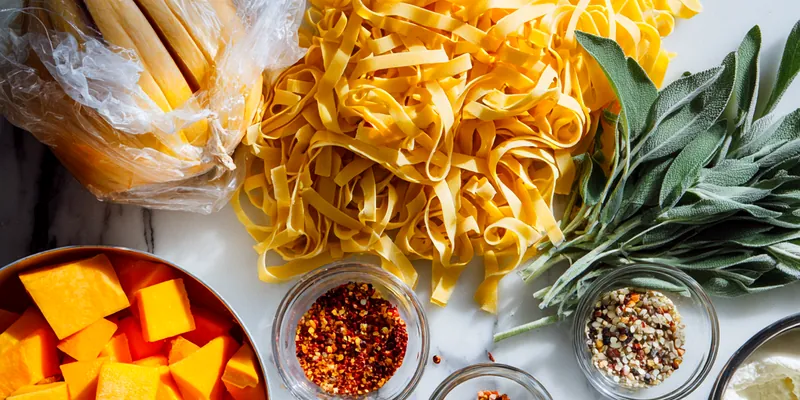 Creamy Butternut Squash Pasta with Brown Butter Sage