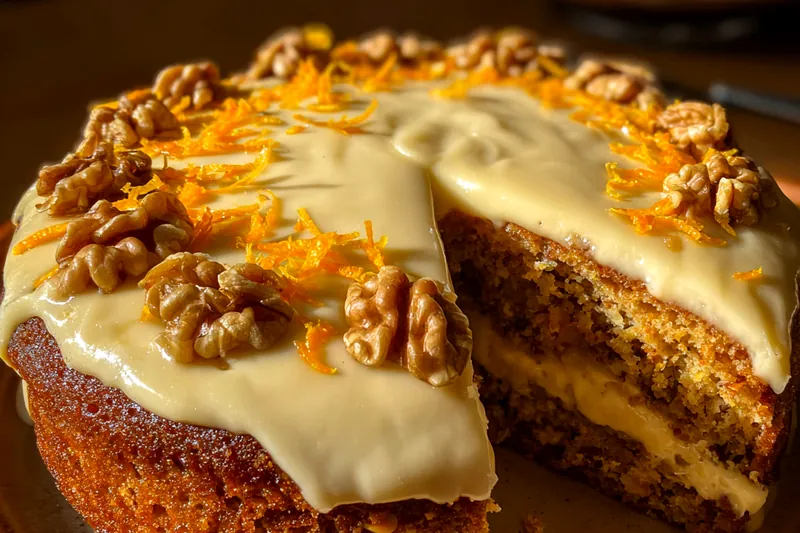 Cooking process for Creamy Carrot Walnut Delight