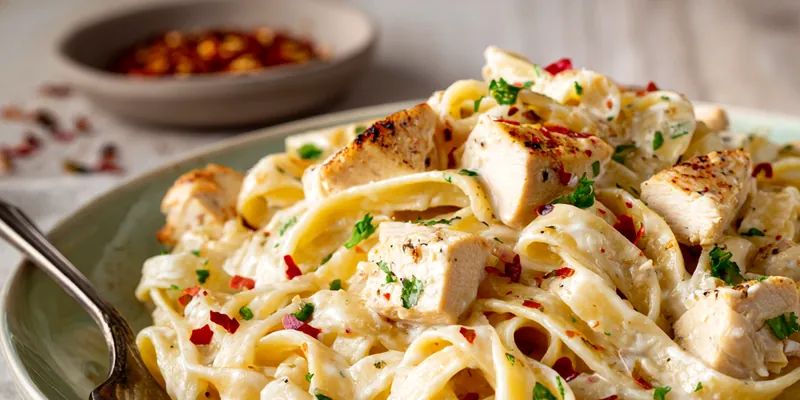 Creamy Fettuccine Noodles – Rich, Silky