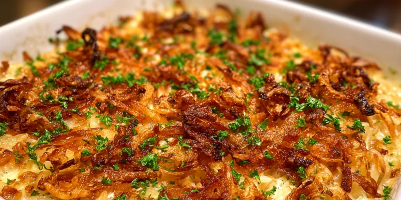 Creamy French Onion Chicken Casserole