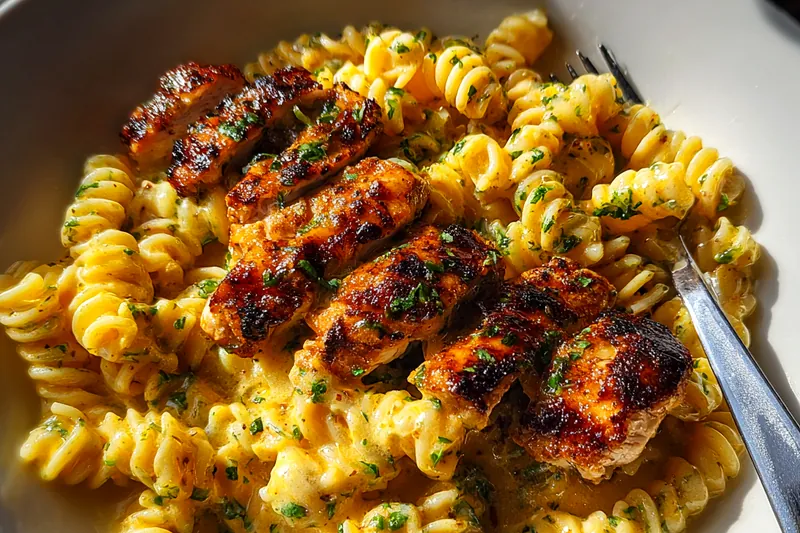 Cooking process for Creamy Garlic Parmesan Chicken