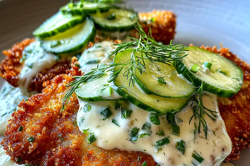 Cooking process for Crispy Dill Chicken Delight