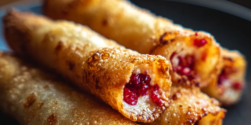 Crispy Fruit Filled Pastries