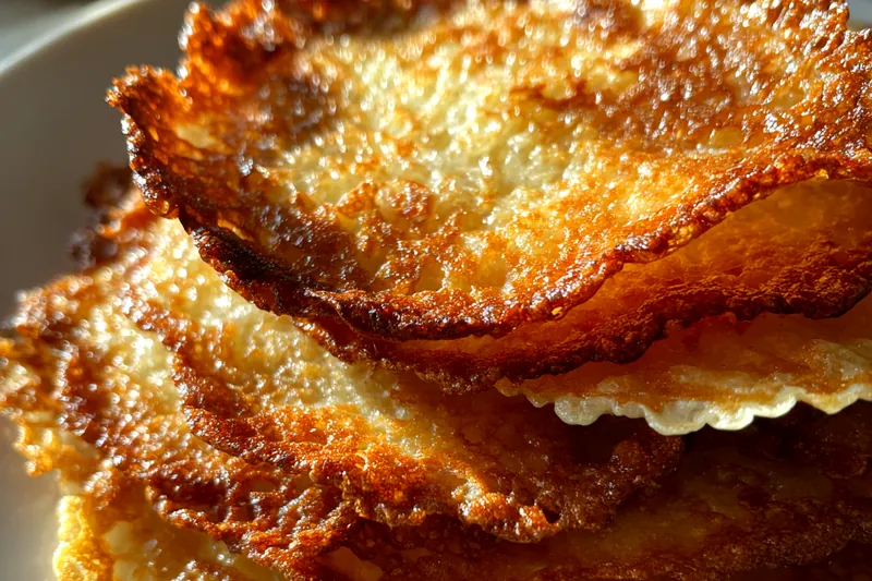 Fresh ingredients for Crispy Golden Potato Pancakes