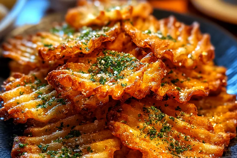 Cooking process for Crispy Herb Potato Slices