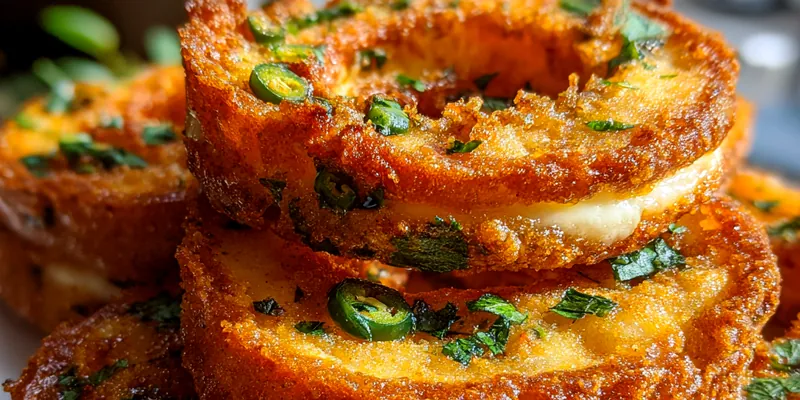 Crispy Jalapeño Stuffed Rings