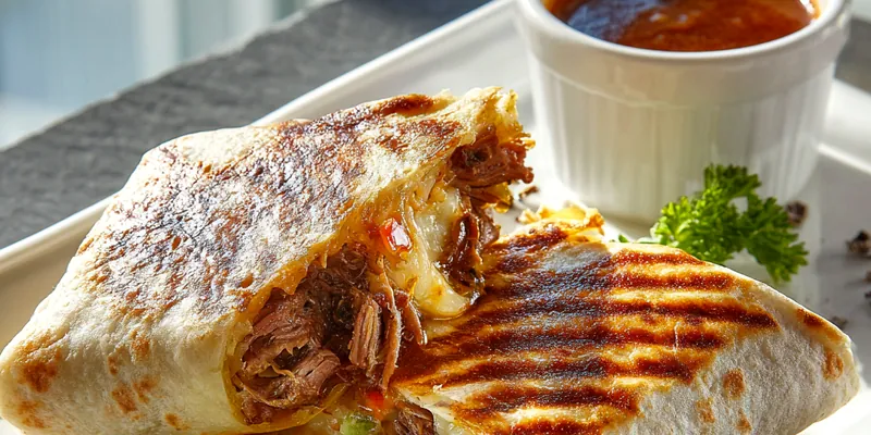 Crispy Philly Cheesesteak Grilled Wraps