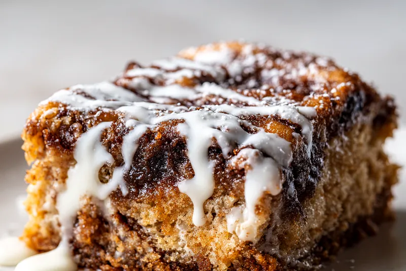 Ingredients for crockpot cinnamon rolls including flour, butter, cinnamon, brown sugar, cream cheese, and yeast arranged on a marble countertop