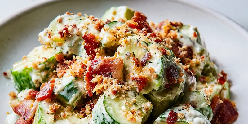 Cucumber Caesar Salad
